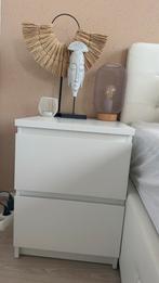 Nachtkastjes 2 stuks wit, Ophalen, Hout, Minder dan 45 cm