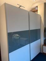 Ruime kledingkast met zweefdeuren-  Madrid, Huis en Inrichting, Kasten | Kledingkasten, Ophalen, Gebruikt, 200 cm of meer, 150 tot 200 cm