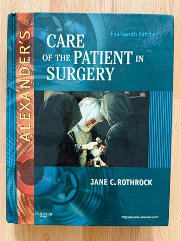 Studieboek Care of the patient in surgery beschikbaar voor biedingen