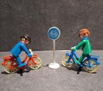 Playmobil vintage jaren 80 2 fietsers, Ophalen of Verzenden, Gebruikt, Los playmobil