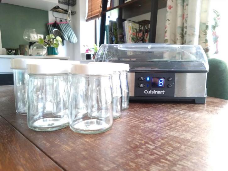 Cuisinart Yoghurtmaker met potten, Witgoed en Apparatuur, Overige Witgoed en Apparatuur, Gebruikt, Ophalen of Verzenden