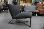 Luxe fauteuil EARL Jess Design metaal leer Aurula Black, 75 tot 100 cm, Metaal, 75 tot 100 cm, Zo goed als nieuw