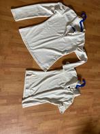 Paardrijshirt set: lange & korte mouw, maat 164, Ophalen, Gedragen, Wit, Lange mouw