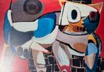 Karel Appel stierige kat, Ophalen