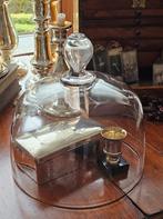 GROTE antieke Biedermeier STOLP mondgeblazen cloche 1815-186, Ophalen of Verzenden, Zo goed als nieuw