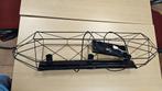 Draadstalen plafondlamp, 3 lampen., Ophalen, Gebruikt, Metaal, Modern