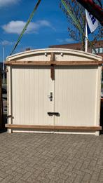 Dubbele deuren | garage deuren | hardhout | met kozijn, Ophalen, Hout, 225 cm of meer, Deurkozijn