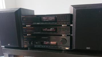 Vintage Onkyo M70 Stereo Toren(j80's Japan) + Eltax Speakers beschikbaar voor biedingen