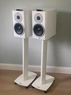 Dynaudio XEO4 wit met stands en HUB, Audio, Tv en Foto, Ophalen of Verzenden, Zo goed als nieuw, Front, Rear of Stereo speakers