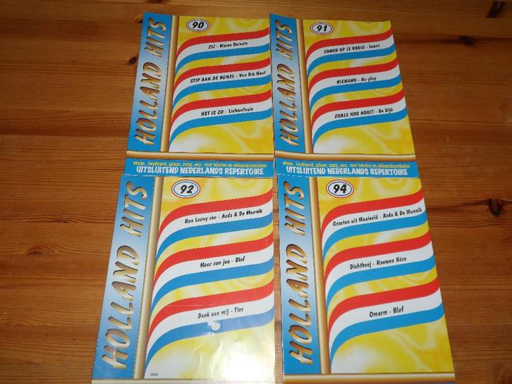 Holland Hits - 90 t/m 95 / 97, Muziek en Instrumenten, Bladmuziek, Nieuw, Artiest of Componist, Populair, Gitaar, Piano, Keyboard