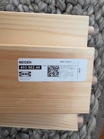 NEIDEN bedframe 90x200 met lattenbodem & matras - afbeelding 7