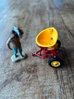 Britains Oud Model Kunstmeststrooier met Figuur, Ophalen of Verzenden, Nieuw, Tractor of Landbouw, Britains