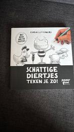 Schattige diertjes teken je zo, Hobby en Vrije tijd, Ophalen, Zo goed als nieuw, Boek of Gids