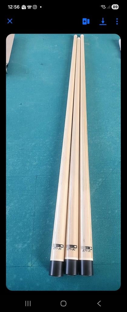 Longoni S30 Toppen - Biljartkeu Toppen, Ophalen of Verzenden, Zo goed als nieuw, Keu of Ballen