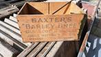 Antieke whisky kist baxster's barley bree, Antiek en Kunst, Ophalen, Koper of Brons
