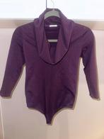Prachtige aubergine Wolford Body - Maat S, Paars, Ophalen of Verzenden, Zo goed als nieuw, Lange mouw