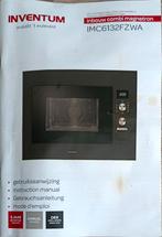 Inbouw Inventum Combimagnetron 32 liter, Ophalen, Zo goed als nieuw, Inbouw, 45 tot 60 cm