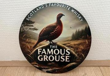 Vintage Famous Grouse whisky bord (20x20) beschikbaar voor biedingen