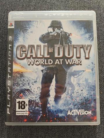 Call of Duty World at War PlayStation 3 Game FPS ps3