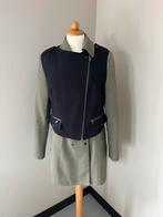 Yaya trenchcoat jas groen zwart 2 delig  38, Ophalen of Verzenden, Zo goed als nieuw, Maat 38/40 (M), Groen