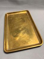 Vintage #Messing #Dienblad - Zwaar Model, Ophalen of Verzenden, Gebruikt, Rechthoekig, Metaal