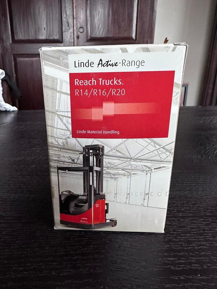 Miniatuur Linde Reach Truck 1:25 - Nieuw in doos!, Hobby en Vrije tijd, Modelbouw | Auto's en Voertuigen, Nieuw, Truck, 1:50 of kleiner