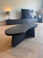 Organische salontafel zwart japandi wabi sabi, Huis en Inrichting, Tafels | Salontafels, Ophalen, Minder dan 50 cm, 100 tot 150 cm