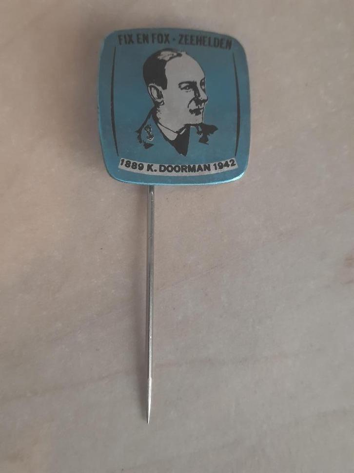 Speldjes Zeehelden Fix en Fox, Verzamelen, Speldjes, Pins en Buttons, Gebruikt, Speldje of Pin, Overige onderwerpen, Ophalen of Verzenden