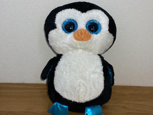 Ty Beanie Boo “Waddels” Large - Penguïn knuffel, Kinderen en Baby's, Speelgoed | Knuffels en Pluche, Zo goed als nieuw, Overige typen