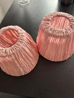 Roze lampenkappen, Huis en Inrichting, Lampen | Lampenkappen, Overige kleuren, Rond, Ophalen of Verzenden, Zo goed als nieuw