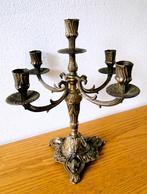 Prachtige antieke bronzen kandelaar, Art Nouveau (REK 3), Antiek en Kunst, Antiek | Kandelaars, Koper of Brons, Ophalen of Verzenden