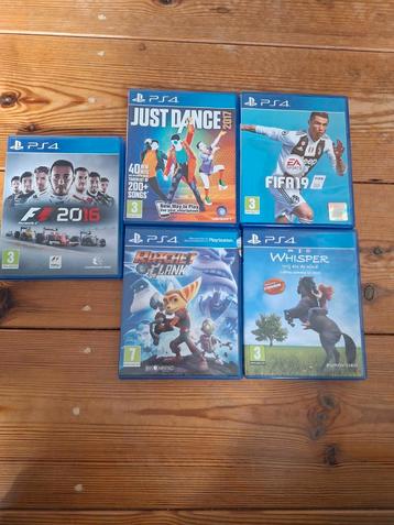 Meerdere PS4 spellen  beschikbaar voor biedingen