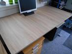 Gipsen slinger bureaus met nieuwe bladen 160 x 80 cm, In hoogte verstelbaar, Zo goed als nieuw, Ophalen, Bureau