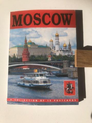 11 Ansicht kaarten uit  Moscow Rusland in een mapje. beschikbaar voor biedingen