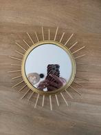 Gouden zon spiegel, Minder dan 50 cm, Rond, Ophalen of Verzenden, Zo goed als nieuw
