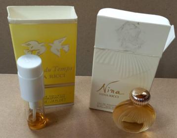 Nina Ricci miniaturen, zeep, eau de toilette en parfum beschikbaar voor biedingen
