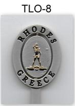 Tl8 Theelepeltje Rhodos Griekenland, Huis en Inrichting, Ophalen of Verzenden, Zo goed als nieuw, Rvs of Chroom