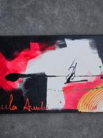 Abstract schilderij acryl op doek Ursula Aubri 60 x 30 cm, Ophalen