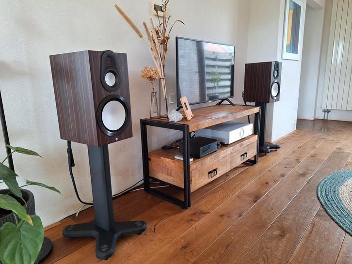 Monitor Audio Gold 100 6G incl originele ST 2 stands., Audio, Tv en Foto, Luidsprekers, Zo goed als nieuw, Front, Rear of Stereo speakers