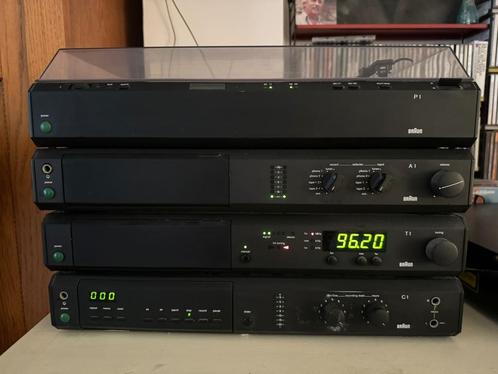 Braun Atelier hifi-installatie, Audio, Tv en Foto, Stereo-sets, Niet werkend, Cassettedeck, Tuner of Radio, Speakers, Overige merken