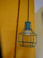 lampen 3x in zeegroen, Huis en Inrichting, Lampen | Hanglampen, Ophalen of Verzenden, Zo goed als nieuw, Metaal, Minder dan 50 cm