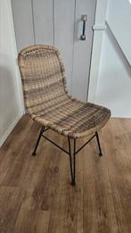 Rieten stoel, Huis en Inrichting, Stoelen, Ophalen of Verzenden, Zo goed als nieuw, Bruin, Eén