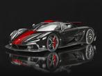Koenigsegg Jesko 7355 Jet Black 1:18 FrontiArt Pre-Order, Ophalen of Verzenden, Nieuw, Auto, Overige merken