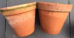 Diverse terracotta bloempotten stevige potte oude terracotta, Tuin en Terras, Bloempotten, Rond, Ophalen of Verzenden, Zo goed als nieuw