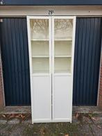 1 witte IKEA Billy boekenkast/legkast met 2 deuren en ramen, Huis en Inrichting, Kasten | Boekenkasten, Ophalen, 200 cm of meer