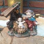 Kindje Jezus in een kribbe met een schattige Engel, Diversen, Kerst, Ophalen of Verzenden, Nieuw