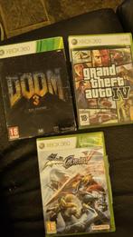 Xbox 360 Games - Doom, GTA IV, Soul Calibur, Gebruikt, Shooter, 1 speler, Ophalen of Verzenden