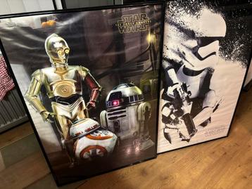 star wars posters ingelijst beschikbaar voor biedingen