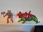 He-man battle-armor en battlecat, Ophalen of Verzenden, Gebruikt