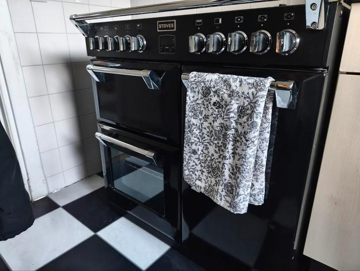 Stoves 5 pits fornuis met 3 ovens, Witgoed en Apparatuur, Fornuizen, Zo goed als nieuw, Vrijstaand, Gas, 5 kookzones of meer, 90 tot 95 cm